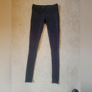 Pure Barre By Splits59 FullLength Black Ribbed CalfYoga Leggings Size small